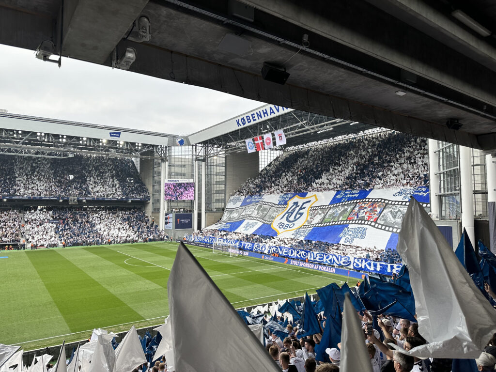 AGF-Silkeborg - pokalfinale 2024 - AGF tifo